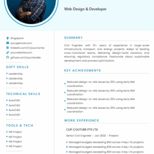 Resume 04 - Three Pages
