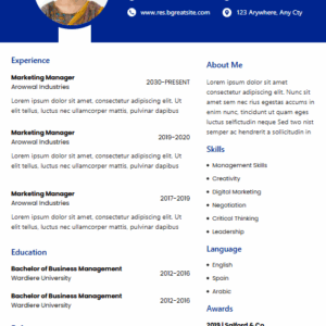 Resume 02 - One Page
