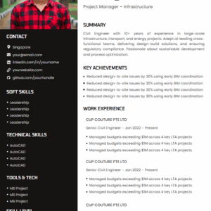 Resume 03 - Three Pages